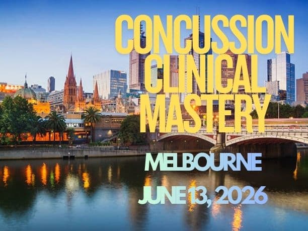 Concussion Clinical Mastery · Melbourne · June 13 2026